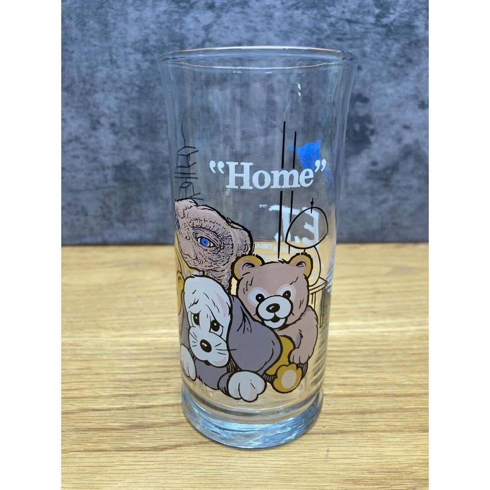 E.T. The Extra-Terrestrial Home‎ Beverage Drinking Glass 1982 Pizza Hut Promo